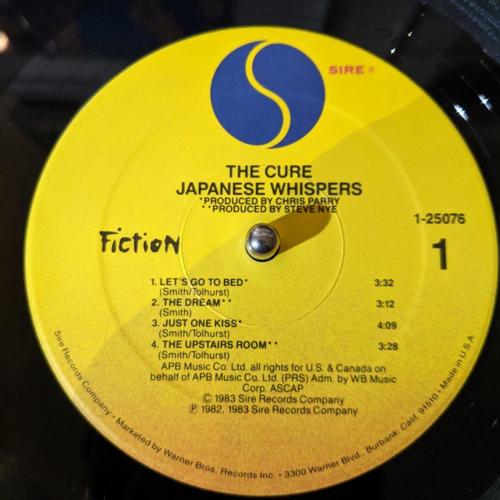 The Cure - Japanese Whispers 1983 original Pressing Vinyl LP Sire - Picture 7 of 10